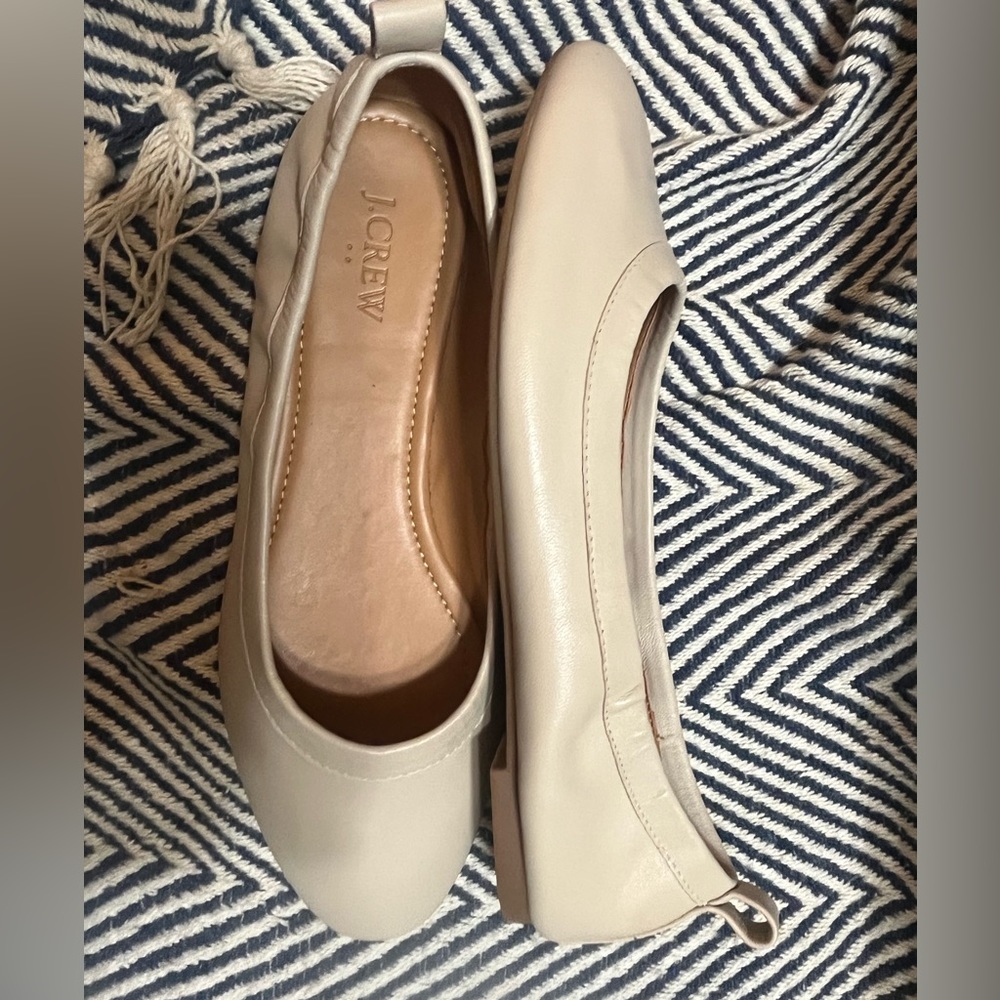 J. Crew Cream Flats